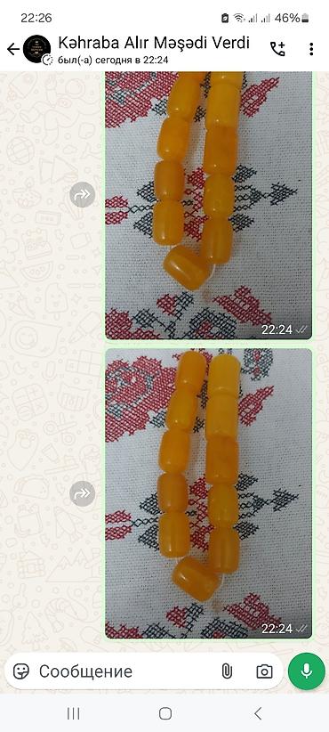 təsbeh kəhraba: Salam Kəhraba satıram təmiz yoxnalmışdır — 3