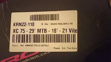 rcd ucun detallar: Yeni Şəhər velosipedi Kross, 29", sürətlərin sayı: 21, Ödənişli çatdırılma — 3