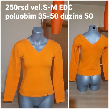Majice dugačkih rukava: S (EU 36), Sa ilustracijom, Jednobojni — 6