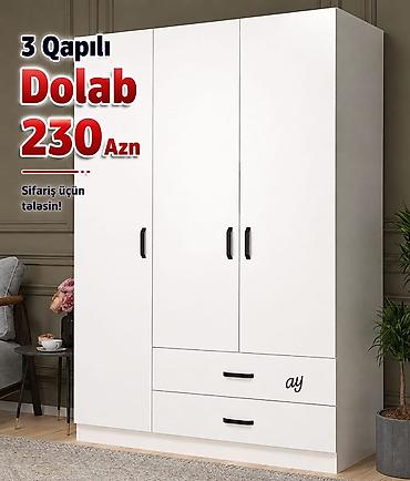 ayaqqabı ucun qarderob: *3 Qapılı dolab* Yeni sifarişlə hazırlanır rəng seçimi var😊 olcu — 1