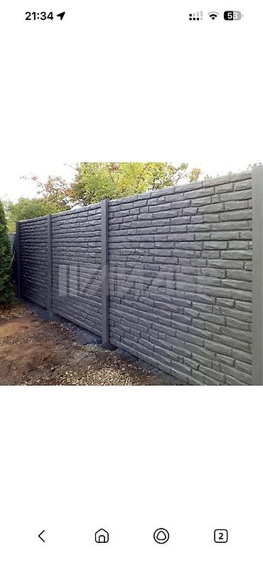 Бетонные еврозаборы: Бетонный еврозабор, Декоративный, Новый, В розницу,Наличный расчет — 6