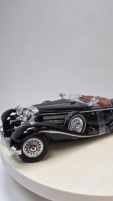 Игрушки: Коллекционная масштабная модель ретро-родстера Mercedes-Benz 500 K. 🔥 — 14