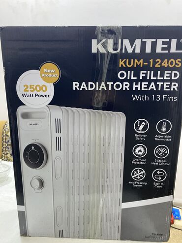 Elektrikli qızdırıcılar və radiatorlar: Yağ radiatoru, Kumtel, Kredit yoxdur, Ödənişli çatdırılma