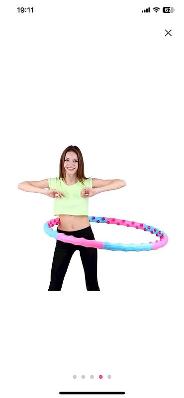 Массажный обруч Gymnic с диаметром 105 см, разборный. Вес 1кг 300 г