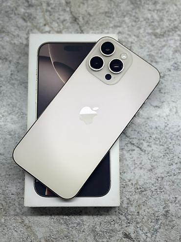 macbook pro retina 13: IPhone 16 Pro Max, Б/у, 256 ГБ, Desert Titanium, Коробка, 96 % — 1