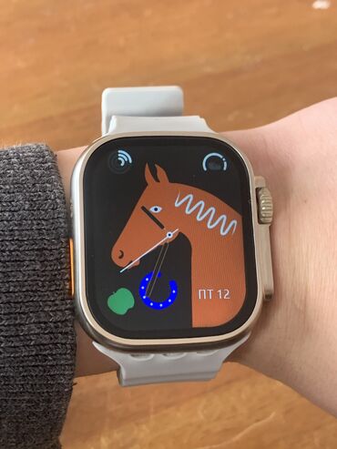 часы geneva с силиконовым ремешком: Aplle Watch 
ultra8
не имеется : коробка и зарядка
работает плавно