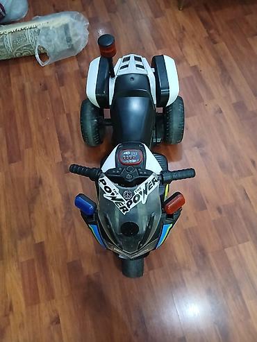elektrikli maşınlar: Uşaq üçün elektrikli üçtəkərli motosiklet - Model: Polis üslublu — 2