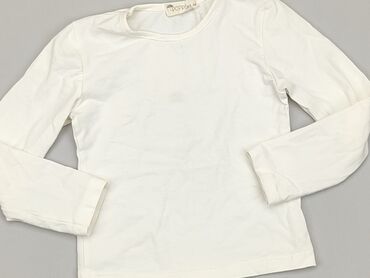 białe bluzki na krótki rękaw: Bluzka, 3-4 lat, 98-104 cm, stan - Zadowalający