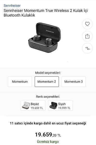 Audio: Sennheiser Momentum True Wireless (tw2) qulaqlıqlar - Premium səs — 6