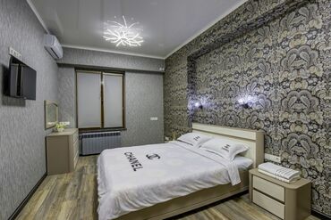 Посуточная аренда квартир: 2 комнаты, Душевая кабина, Постельное белье, Кондиционер — 6