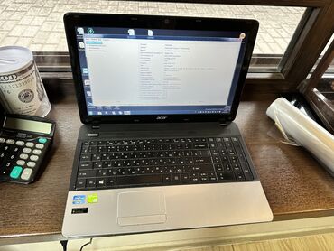 Ноутбуки и нетбуки: Ноутбук, Acer, 4 ГБ ОЗУ, Intel Core i5, 15.6 ", Б/у, Для несложных задач, память HDD + SSD