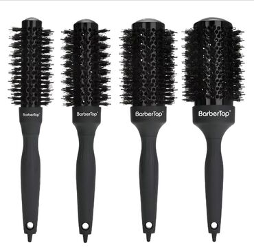 фен с насадками: Набор круглых брашинг-щеток BarberTop - Профессиональные круглые