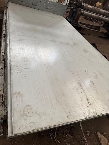 Металлические листы: Нержавейка лист 4мм АISl 321 пищевая сталь размеры — 9