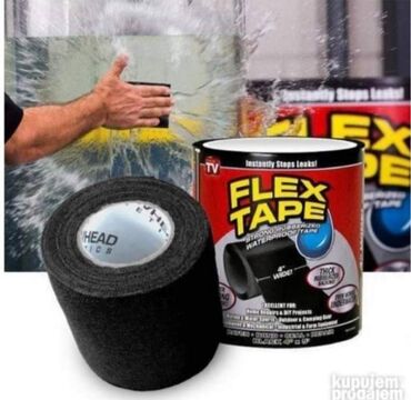 montazne police za spajz: Vodootporna traka Flex Tape MANJA TRAKA - sirine 10 cm i duzine