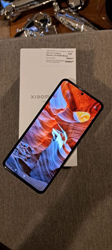 Xiaomi: Xiaomi 13T, 256 GB, bоја - Crna, Dual SIM, Face ID, Otisak prsta