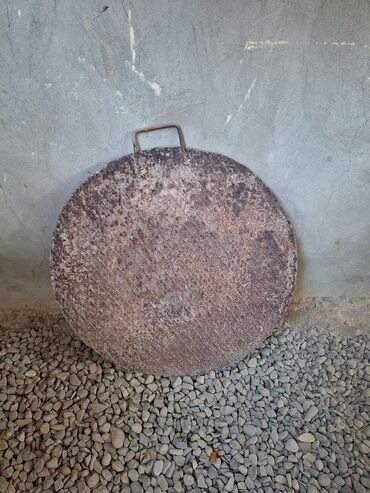 Аксессуары для кухни: Dəmir manqalı üçün dairəvi ızgara/plita - Material: qalın tökmə/dəmir