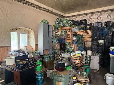 karton satisi: Obyekt daxilində olan taxta və plastik yeşiklər, karton qutular — 1