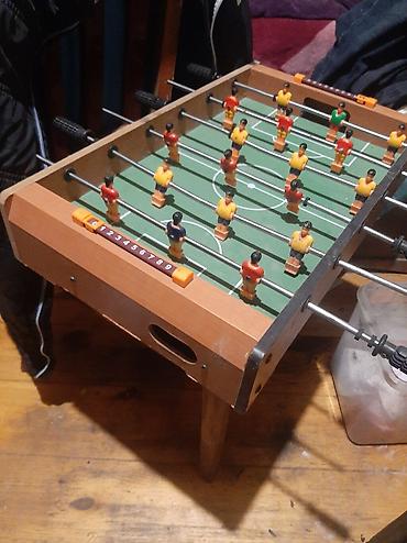 pişikli oyunlar: Kompakt stolüstü futbol (foosball) oyunu - Taxta korpus və klassik — 2