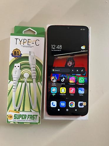xiaomi redmi 9 t: Redmi 9T, 128 GB, rəng - Qırmızı, Face ID — 2