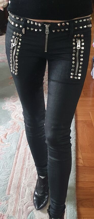 Farmerke: REPLAY original crne farmerke sa nitnama, baš moćno izgledaju, blago — 11