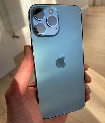 Техника и электроника: IPhone 13 Pro Max, Б/у, 128 ГБ, Зарядное устройство, Защитное стекло, Кабель, 84 %