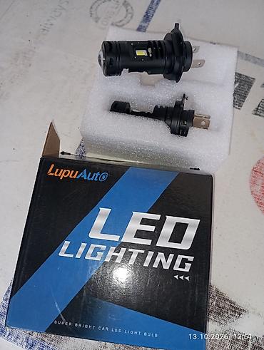 super qanadlar: H4 Linza Proyektor LED far lampaları – 2 ədəd dəst - Növ: H4 Bi-LED — 4