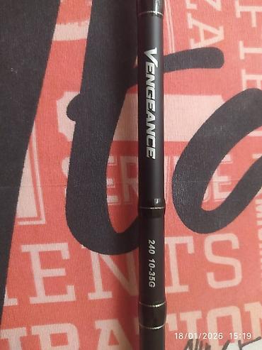 mono: Shimano Vengeance 2.40 m (10–35 g) – Universal Spinning Qamışı — 1