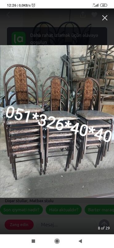 Sifarişlə masa və oturacaq dəstləri: Dördbucaq masa, Yataq otağı üçün, Mətbəx üçün, Hamam üçün, 4 nəfər, Açılan, Azərbaycan, 1 il zəmanət — 7