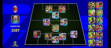 velosiped ramasi 28: EFootball hesabı/komanda tərtibatı – AC Milan temalı - Oyun — 1