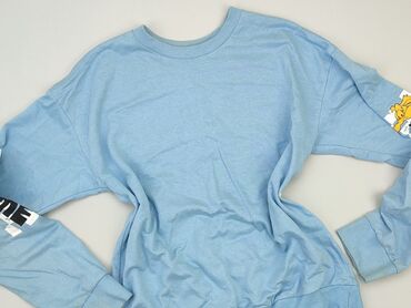 biała bluzka z długim rękawem: Sweatshirt, SinSay, 16 years, 164-170 cm, condition - Good