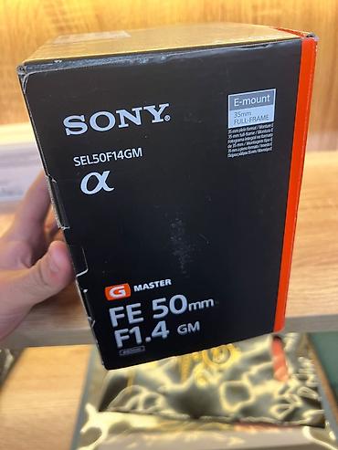 buds fe: Sony FE 50mm F1.4 GM (SEL50F14GM) obyektiv Yenidir qutusu açılmıyıb — 2