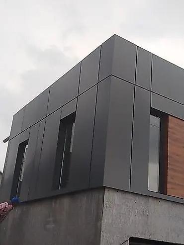 кровля крышы: Фасадные панели «Алюкобонд» (композитные алюминиевые кассеты) Любой — 1