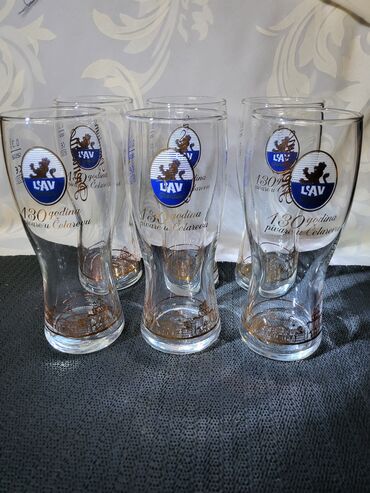 Čaše: Case za pivo Lav premium Bavaria Rastalove. Case vintaz sve na njima — 6