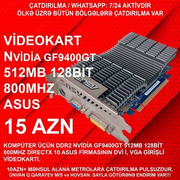 Avtoelektronika: Videokart GeForce 210, < 4 GB