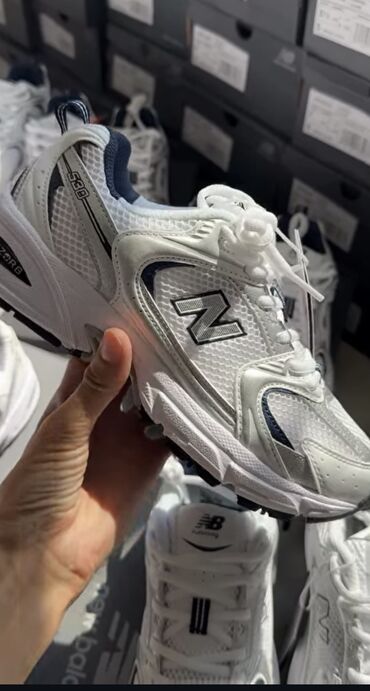 Кроссовки, 36, 36.5, 37, New Balance, Новый, цвет - Белый, Самовывоз, Бесплатная доставка, Платная доставка