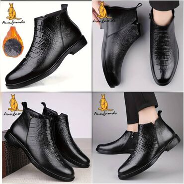 Digər kişi geyimləri: Təbii dəridən,içi xəzli və xəzsiz sürüşməyən bot çəkmələr.Satış evdən — 9