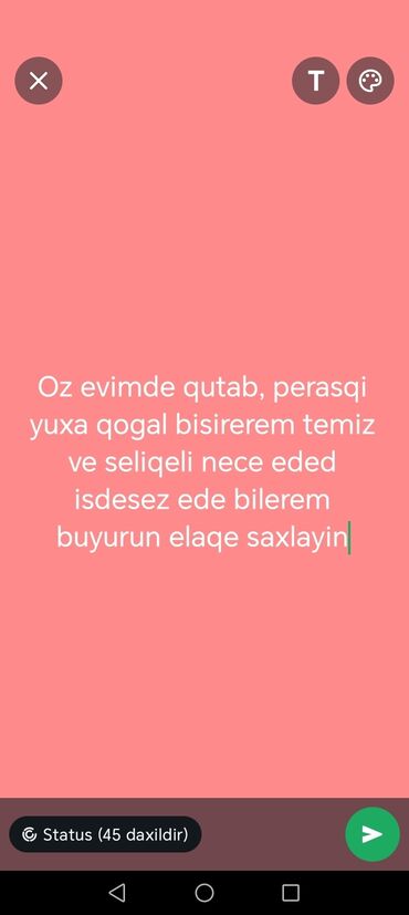 Süd məhsulları və yumurtalar: Evdə hazırlanmış qutab, peraşki və yuxa qoğal sifarişlə bişirilir