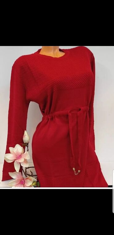 butik tempo valjevo haljine: M (EU 38), color - Burgundy, Other style, Long sleeves