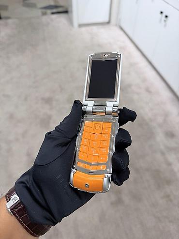 phone 4s: Vertu Constellation, rəng - Narıncı, Düyməli — 1