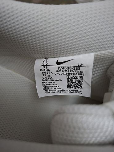 джинсовое платье с поясом: Кроссовки, 40, Nike, Новый, цвет - Белый, Самовывоз — 2