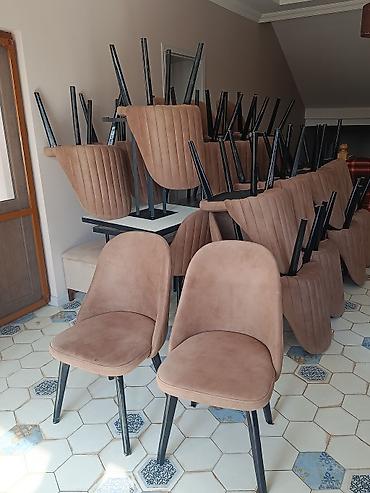 metbex dekorlari: Mətbəx və/ofis üçün yumşaq oturacaqlı stullar - Rəng: isti — 2