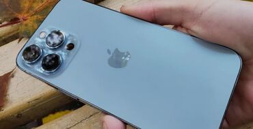 айфон 12 пр: IPhone 13 Pro Max, 256 ГБ, Sierra Blue, Коробка, 100 %