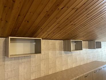 Sifarişlə mebel: Sifarişlə mətbəx dəsti, Özü çəkən petlələr, Teksturalı laminat — 5