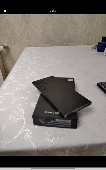 bakcell modem satilir: Samsung Galaxy S23 Ultra, 256 GB, rəng - Qara, Sensor, Barmaq izi, Simsiz şarj