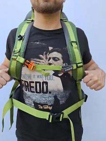 Sportske torbe i rančevi: Planinarski/trekking ranac Adventure 50L – maslinasto zeleni sa fluoro — 12