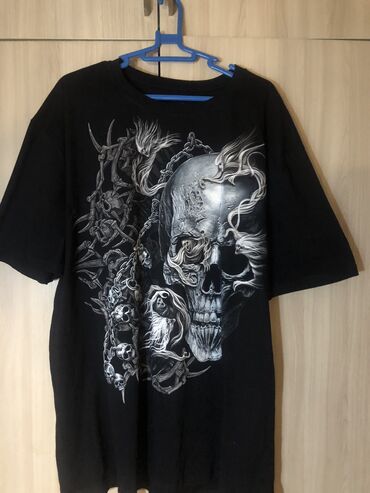 блузка женская размер м: Эркектердин футболкасы, 6XL (EU 52), BGN, Жаңы, түсү - Кара, Өзү алып кетүү