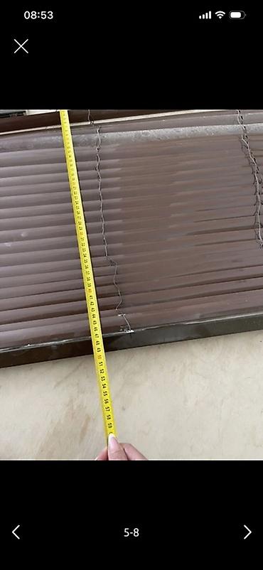 Шторы и жалюзи: Məhsul: Yatay jalüz pərdələr (qəhvəyi rəng) Təsvir: - Material — 3