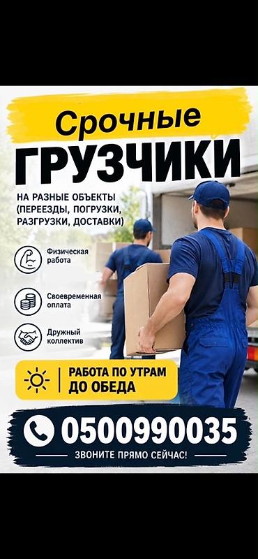 Срочные услуги грузчиков - Работа на разных объектах: переезды at lalafo.kg Срочные услуги грузчиков - Работа на разных объектах: переезды