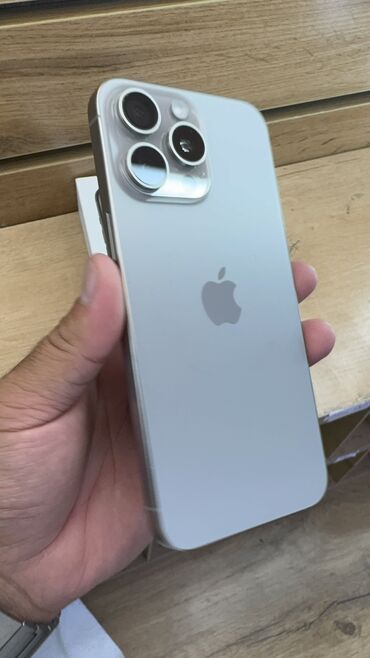 iphone зарядка для айфона: IPhone 15 Pro Max, Колдонулган, 256 ГБ, Куту, 100 %