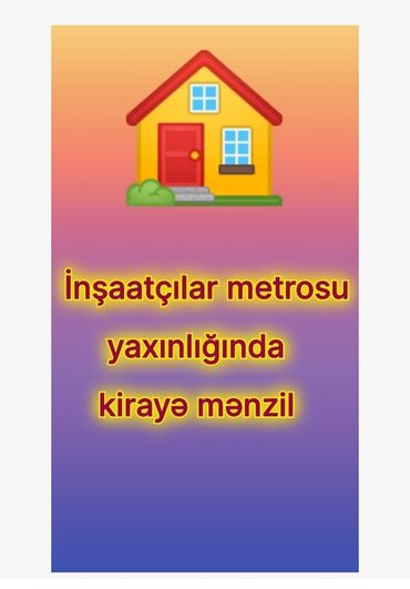 100 manata kiraye evler ayliq: İnşaatçılar metrosu yaxınlığında kirayə mənzil . ev ailəyə və